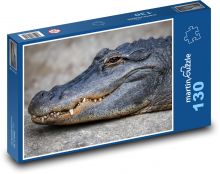 Aligator - krokodyl, gad Puzzle 130 elementów - 28,7x20 cm