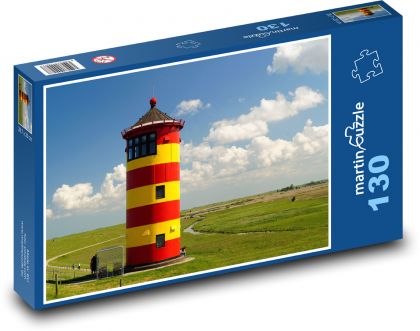 Ostfriesland - lighthouse - Puzzle 130 pieces, size 28.7x20 cm 