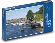 Port - Stockholm, Sweden Puzzle 130 pieces - 28.7 x 20 cm 