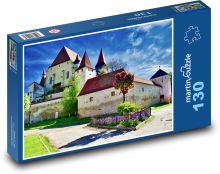 Zamek - klasztor, architektura Puzzle 130 elementów - 28,7x20 cm