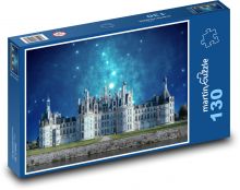 Zámok - noc, architektúra Puzzle 130 dielikov - 28,7 x 20 cm 