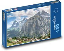 Szwajcaria - Oberland Berneński Puzzle 130 elementów - 28,7x20 cm