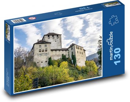 Castle - Feldkirch, Liechtenstein - Puzzle 130 pieces, size 28.7x20 cm 