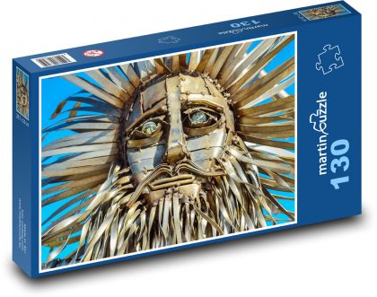 Zeus - staroveký boh, socha - Puzzle 130 dielikov, rozmer 28,7x20 cm 