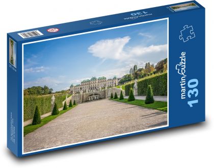 Belvedere Palace - Rakúsko, Viedeň - Puzzle 130 dielikov, rozmer 28,7x20 cm 