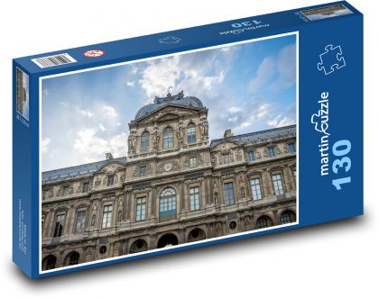 Louvre - Paríž, Francúzsko - Puzzle 130 dielikov, rozmer 28,7x20 cm 