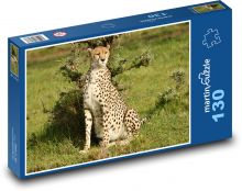 Gepard - dzika przyroda, Afryka Puzzle 130 elementów - 28,7x20 cm