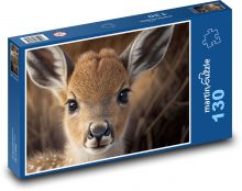 Deer - colossus, cub Puzzle 130 pieces - 28.7 x 20 cm 