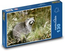 Raccoon - zviera, príroda Puzzle 130 dielikov - 28,7 x 20 cm 