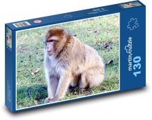 Monkey - macaque, wildlife Puzzle 130 pieces - 28.7 x 20 cm 