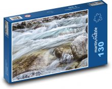 Rieka - potok, voda Puzzle 130 dielikov - 28,7 x 20 cm 