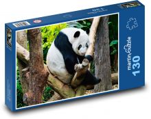 Panda - zviera, zoo Puzzle 130 dielikov - 28,7 x 20 cm 