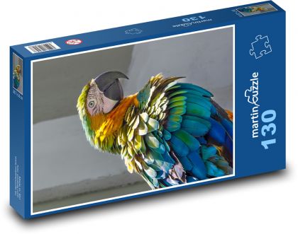 Parrot - bird, animal - Puzzle 130 pieces, size 28.7x20 cm 