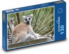 Lemur madagaskarski - zwierzęcy, ssak Puzzle 130 elementów - 28,7x20 cm