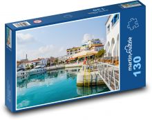 Cyprus - prístav Limassol Puzzle 130 dielikov - 28,7 x 20 cm 