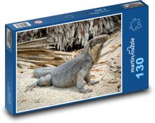 Iguana - lizard, animal Puzzle 130 pieces - 28.7 x 20 cm 