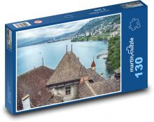 Hrad - pevnosť, strecha Puzzle 130 dielikov - 28,7 x 20 cm 