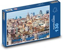 Veža Galata - Istanbul, Nemecko Puzzle 130 dielikov - 28,7 x 20 cm 