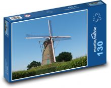 Windmill - historical building, construction Puzzle 130 pieces - 28.7 x 20 cm 