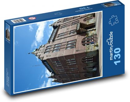 Borkum - Town Hall, Germany - Puzzle 130 pieces, size 28.7x20 cm 