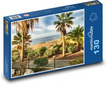 Tenerife - sea, palm trees Puzzle 130 pieces - 28.7 x 20 cm 