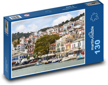 Řecko - Skopelos, Ostrov - Puzzle 130 dílků, rozměr 28,7x20 cm