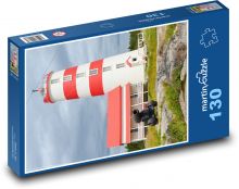 Lighthouse - sea, river Puzzle 130 pieces - 28.7 x 20 cm 