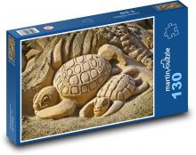 Korytnačky piesočné Puzzle 130 dielikov - 28,7 x 20 cm 