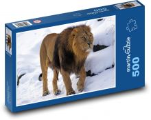 Lion Puzzle of 500 pieces - 46 x 30 cm 