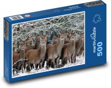 Deer - doe Puzzle of 500 pieces - 46 x 30 cm 