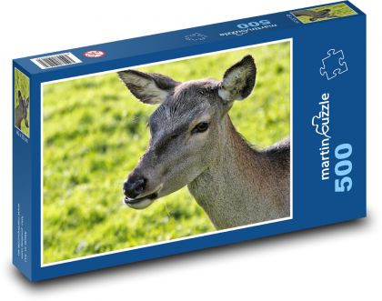 Deer - doe - Puzzle of 500 pieces, size 46x30 cm 