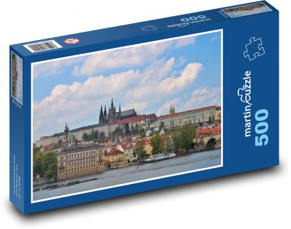 Prague - Charles Bridge - Puzzle of 500 pieces, size 46x30 cm 