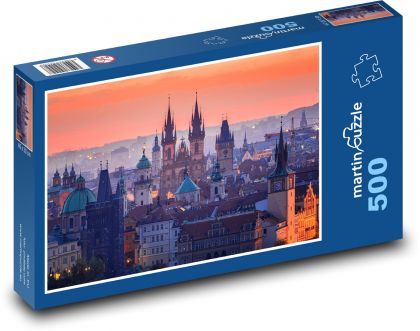 Česká Republika - Praha - Puzzle 500 dílků, rozměr 46x30 cm