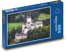 Niemcy - Zamek Hohenaschau Puzzle 500 elementów - 46x30 cm