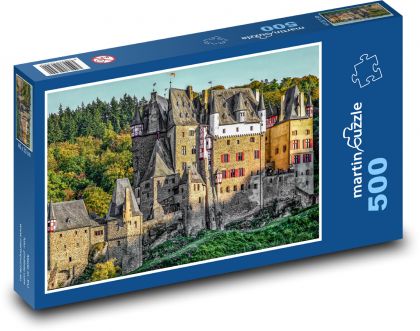 Nemecko - hrad Eltz - Puzzle 500 dielikov, rozmer 46x30 cm 