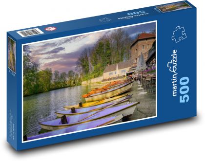 Excursion lake - Puzzle of 500 pieces, size 46x30 cm 