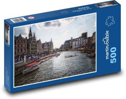 Holandia - Amsterdam - Puzzle 500 elementów, rozmiar 46x30 cm