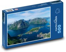 Norway - Fjords Puzzle of 500 pieces - 46 x 30 cm 