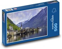 Rakúsko - Hallstatt Puzzle 500 dielikov - 46 x 30 cm 