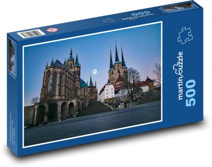 Německo - Erfurt - Puzzle 500 dílků, rozměr 46x30 cm