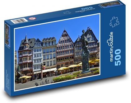 Německo - Frankfurt Nad Mohanem - Puzzle 500 dílků, rozměr 46x30 cm