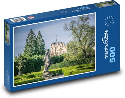 Lednice - park zamkowy - Puzzle 500 elementów, rozmiar 46x30 cm