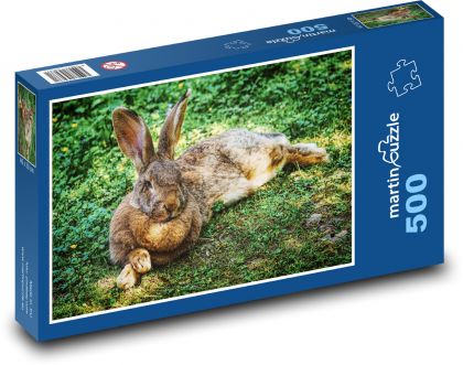 Wild rabbit - Puzzle of 500 pieces, size 46x30 cm 