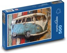 Auto - umelecké dielo, maľovanie Puzzle 500 dielikov - 46 x 30 cm 