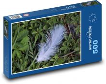 Feather - grass, nature Puzzle of 500 pieces - 46 x 30 cm 