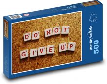 Nevzdávat - odvaha, život Puzzle 500 dílků - 46 x 30 cm