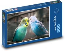 Andulka - vtáky, milovať Puzzle 500 dielikov - 46 x 30 cm 