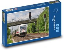 Vlak - nemecké dráhy, koľaje Puzzle 500 dielikov - 46 x 30 cm 