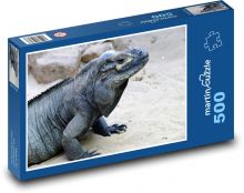 Iguana - lizard, reptile Puzzle of 500 pieces - 46 x 30 cm 