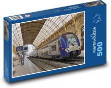 Railway hall - train Puzzle of 500 pieces - 46 x 30 cm 